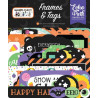 Echo Park Monster Mash Frames & Tags 34pz