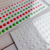 Spellbinders Dimensional Red & Green Enamel Dots 96pz