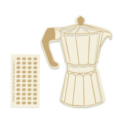 Piatek13 Light Chipboard SHAKER BASE COFFEE MAKER