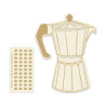 Piatek13 Light Chipboard SHAKER BASE COFFEE MAKER