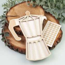 Piatek13 Light Chipboard SHAKER BASE COFFEE MAKER