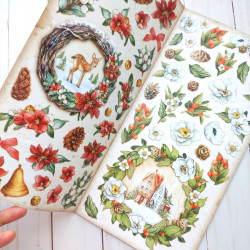 Stamperia All Around Christmas Collectables 15x30,5cm