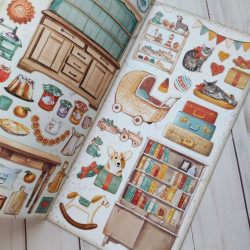 Stamperia All Around Christmas Collectables 15x30,5cm