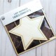 Piatek13 Light Chipboard Embellishments DECO BASE STAR