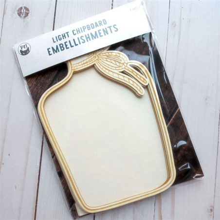 Piatek13 Light Chipboard Embellishments DECO BASE BOTTLE