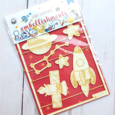 Piatek13 Light Chipboard Embellishments YOU CAN BE 04