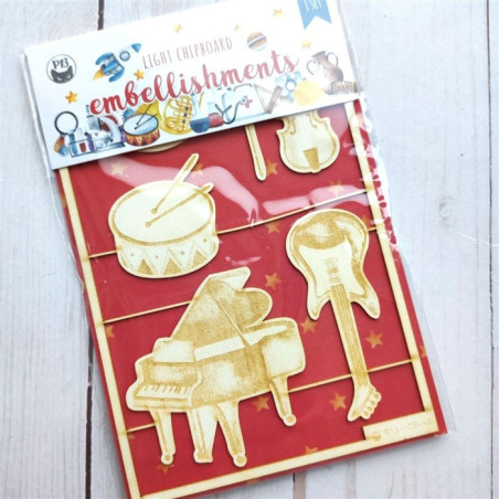 Piatek13 Light Chipboard Embellishments YOU CAN BE 06