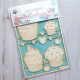 Piatek13 Light Chipboard Embellishments SUGAR AND SPICE 01