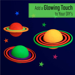 Colore acrilico FolkArt Glow in The Dark - Yellow 59ml