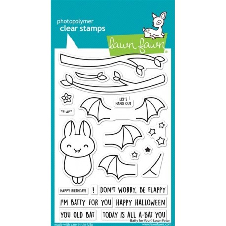 LAWN FAWN Batty for You Clear Stamp