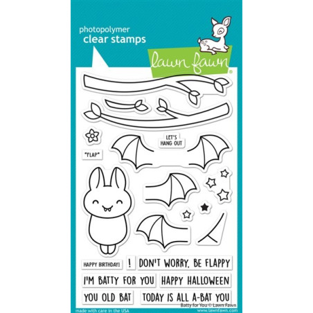 LAWN FAWN Batty for You Clear Stamp