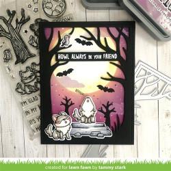 LAWN FAWN Wild Wolves Clear Stamp