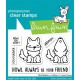 LAWN FAWN Wolf Before 'n Afters Clear Stamp