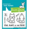 LAWN FAWN Wolf Before 'n Afters Clear Stamp