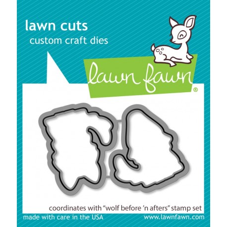 LAWN FAWN Wolf Before 'n Afters Cuts