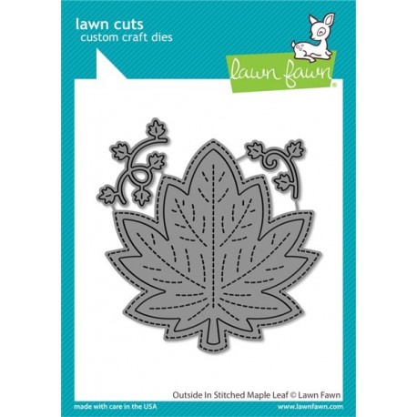 LAWN FAWN Outside In Stitched Maple Leaf Cuts