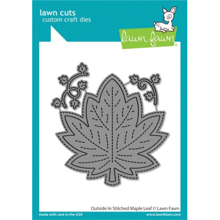 LAWN FAWN Outside In Stitched Maple Leaf Cuts