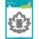 LAWN FAWN Stitched Maple Leaf Frame Cuts