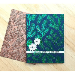 Spellbinders Pine Sprays Glimmer Hot Foil Plate
