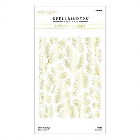 Spellbinders Pine Sprays Glimmer Hot Foil Plate