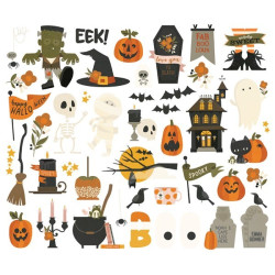 Simple Stories FaBOOlous  Bits & Pieces 46pz