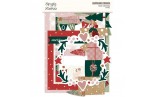 Simple Stories Boho Christmas Chipboard Frames 6pz