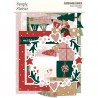 Simple Stories Boho Christmas Chipboard Frames 6pz