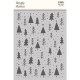 Simple Stories Boho Christmas Stencil Pine Trees