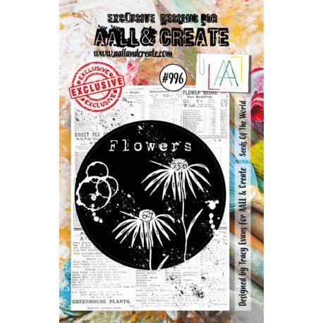 AALL & Create Stamp Set 996 Seeds Of The World