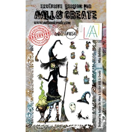 AALL & Create A& Stamp Set 1054 Miss Bubbles