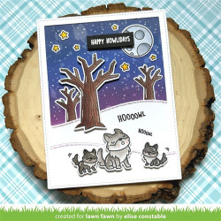LAWN FAWN Wild Wolves Cuts