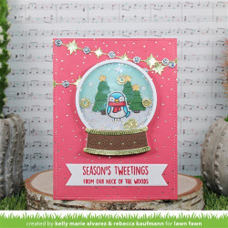 LAWN FAWN Winter Birds Cuts