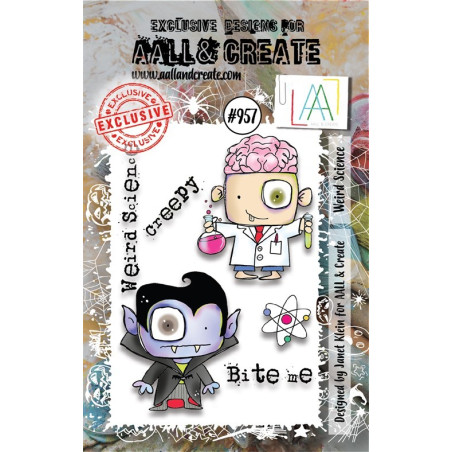 AALL & Create Stamp Set A7 957 Weird Science