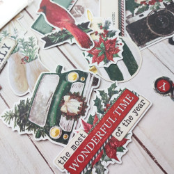 Simple Stories Simple Vintage 'Tis The Season Bits & Pieces 42pz