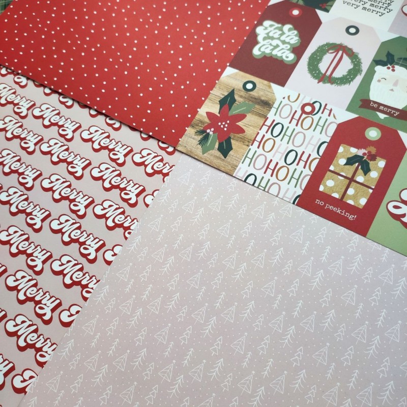 Simple Stories Collection Kit - Boho Christmas