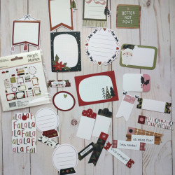 Simple Stories Boho Christmas Journal Bits 26pz