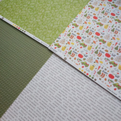 Mes P'tits Ciseaux Automne Gourmand Collection 30x30cm