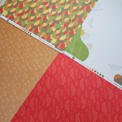 Mes P'tits Ciseaux Automne Gourmand Collection 30x30cm