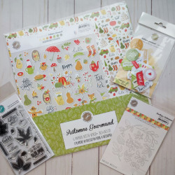 Mes P'tits Ciseaux Automne Gourmand Collection 30x30cm