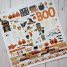 Simple Stories FaBOOlous CARDSTOCK STICKER 30x30cm