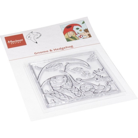 Marianne Design Clear Stamps Hetty's Gnome & Hedgehog