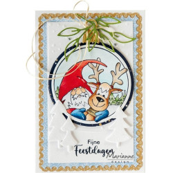 Marianne Design Clear Stamps Hetty's Gnome & Deer