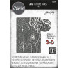 3-D Texture Fades Embossing Folder - Woodgrain by Tim Holtz 666297