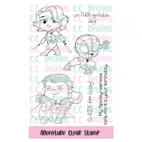 C.C. Design New Adventure Clear Stamp