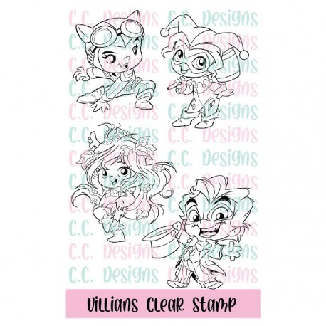 C.C. Design Villian Clear Stamp