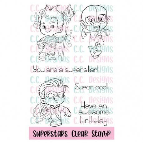 C.C. Design Superstars Clear Stamp