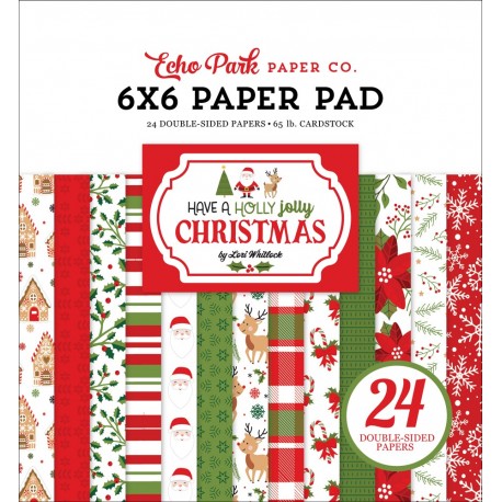 Echo Park Have A Holly Jolly Christmas Paper Pad 15x15cm