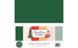 Carta Bella Christmas Flora Coordinating Solids Paper Pack 30x30cm