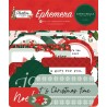 Carta Bella Christmas Flora PEACEFUL Ephemera 34pz