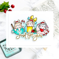Mama Elephant HOLIDAY HUGGERS Clear Stamp